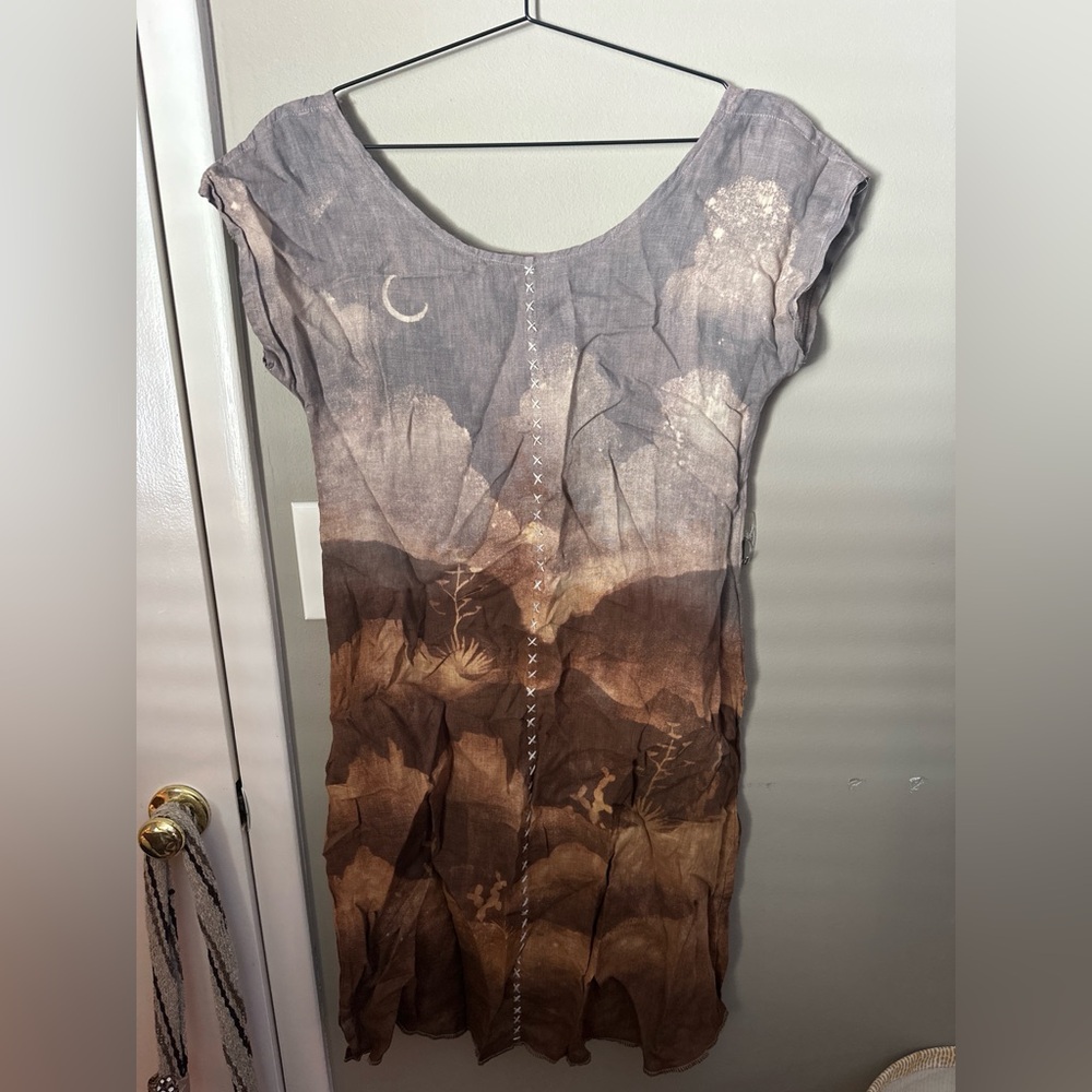 Zhivago Earthy Tones Midi Dress